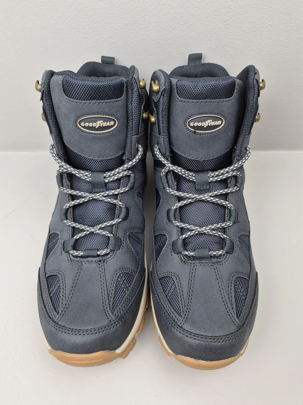 New Goodyear Men's Teton Outdoor Hiker Work Boots Navy Size 11